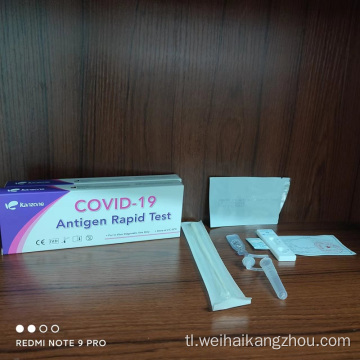 Covid-19 antigen test cassette lalamunan at ilong para sa pagbebenta export